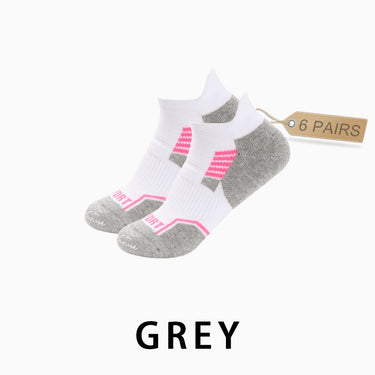 grey running socks