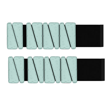 greyish blue ankle weights
