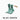 blue-green running socks