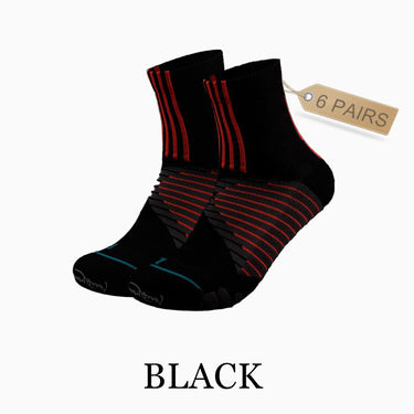 black fitness socks