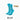 blue running socks