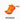orange running socks