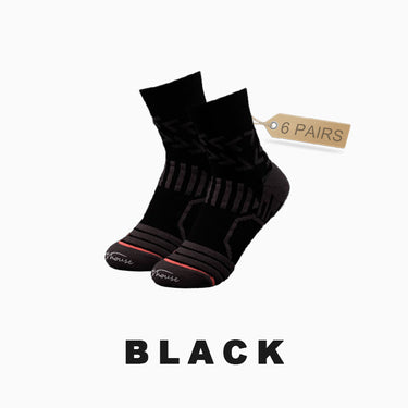 black fitness socks