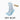 sky blue running socks