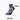 blue running socks