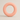 Warm Pink dumbbell ring