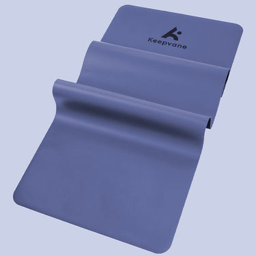 Blue PU Natural Rubber Yoga Mat