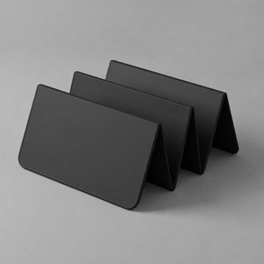 Black foldable poe yoga mat