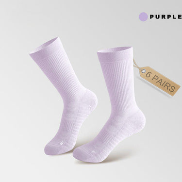 purple yoga socks