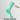 blue-green cycling socks