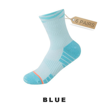 Women's Breathable Fitness Socks (6 pairs) - MOWIN