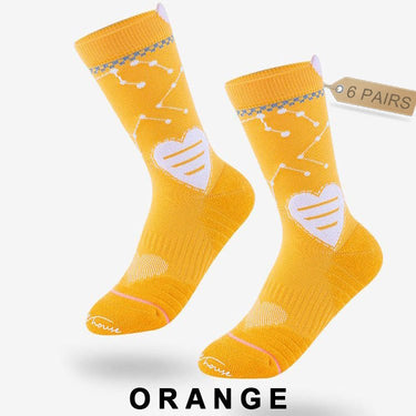 Women's Professional Breathable Cycling Socks(6 pairs) - MOWIN