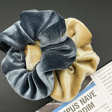 Velvet Elastic Hair Bands Scrunchies ( 5 Units)