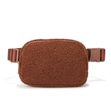 Unisex Mini Fleece Belt Bag with Adjustable Strap (5 Units)