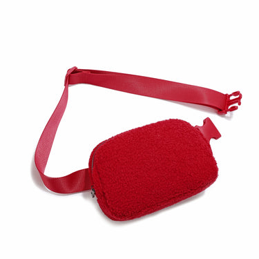 Colorful Fleece Belt Bag (5 Units)