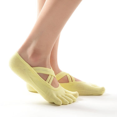 Cross Straps Five Toe Sport Yoga Socks (5 Units)