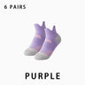purple running socks