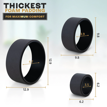 Custom TPE Roller Yoga Wheel Set of 3（200  Pieces）