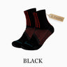 black fitness socks