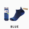 blue running socks