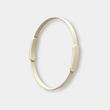 beige pilates ring