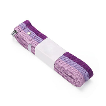 purple yoga strap