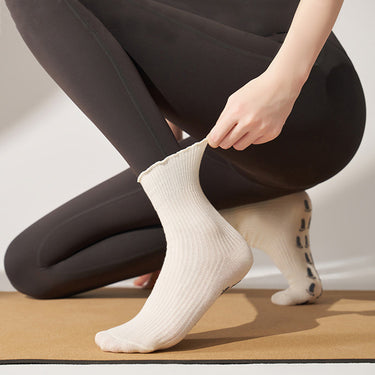 Mid-Calf Yoga Socks