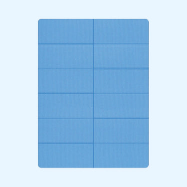 blue foldable yoga mat