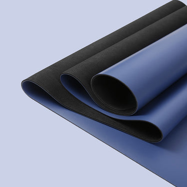 Blue PU Natural Rubber Yoga Mat