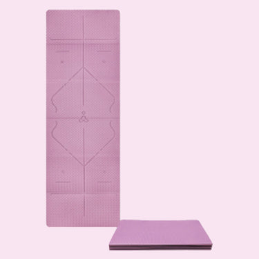 Pink 6-Fold Eco-Friendly Travel Yoga Mat