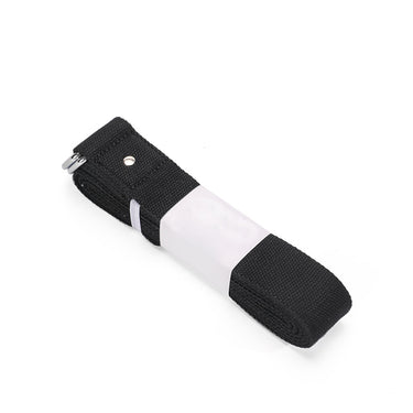 black yoga strap