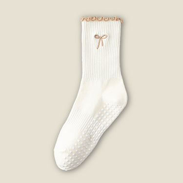 yellow yoga socks