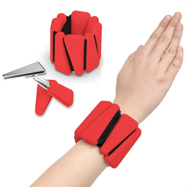 Adjustable Silicone Wrist and Ankle Weights – Bangles Wearable Strength Training Bands(100 Sets) - MOWIN