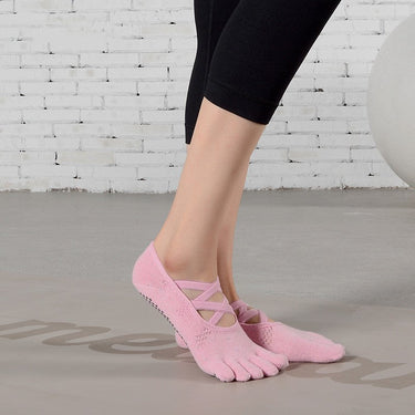 Antislip Gym Pilates Yoga Socks (5 Units) - MOWIN