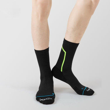 Men's Breathable Mid - calf Cycling Socks （6 pairs） - MOWIN