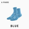 Men's Mid - calf Towelling Sole Running Socks(6 pairs） - MOWIN