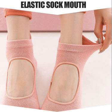 Women's Non Slip Yoga Pilates Socks （6 pairs） - MOWIN