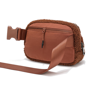 Unisex Mini Fleece Belt Bag with Adjustable Strap (5 Units)