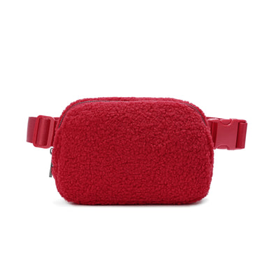 Colorful Fleece Belt Bag (5 Units)