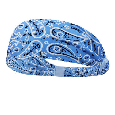 Paisley Printed Yoga Headbands Sports Hair Bands(5 Units)