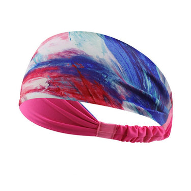 Colorful Stretchy Workout Athletic Headbands (5 Units)